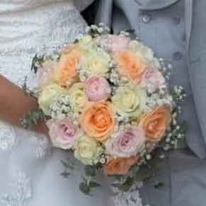 Bouquet de mariée rond