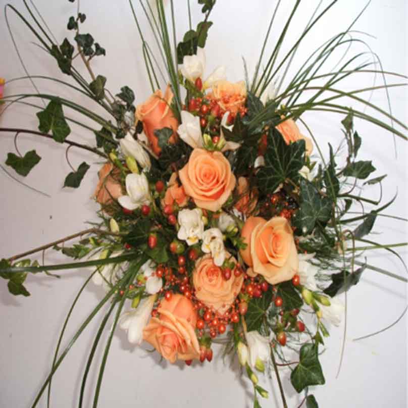 Bouquet de mariée champêtre