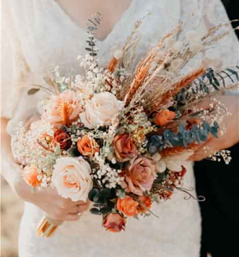 Bouquet mariée automne