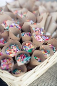 Confettis et paillettes