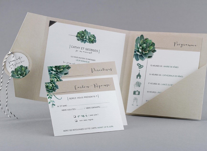 Faire-part mariage
