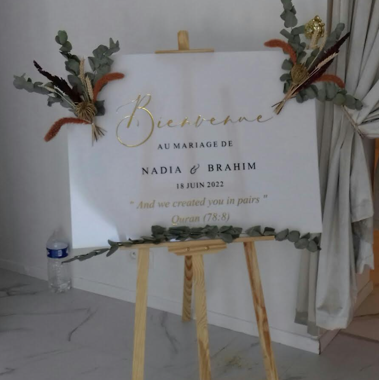 Panneau de bienvenue