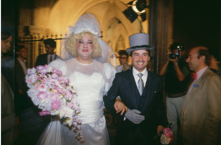 Mariage Coluche T Leluron - faux mariage